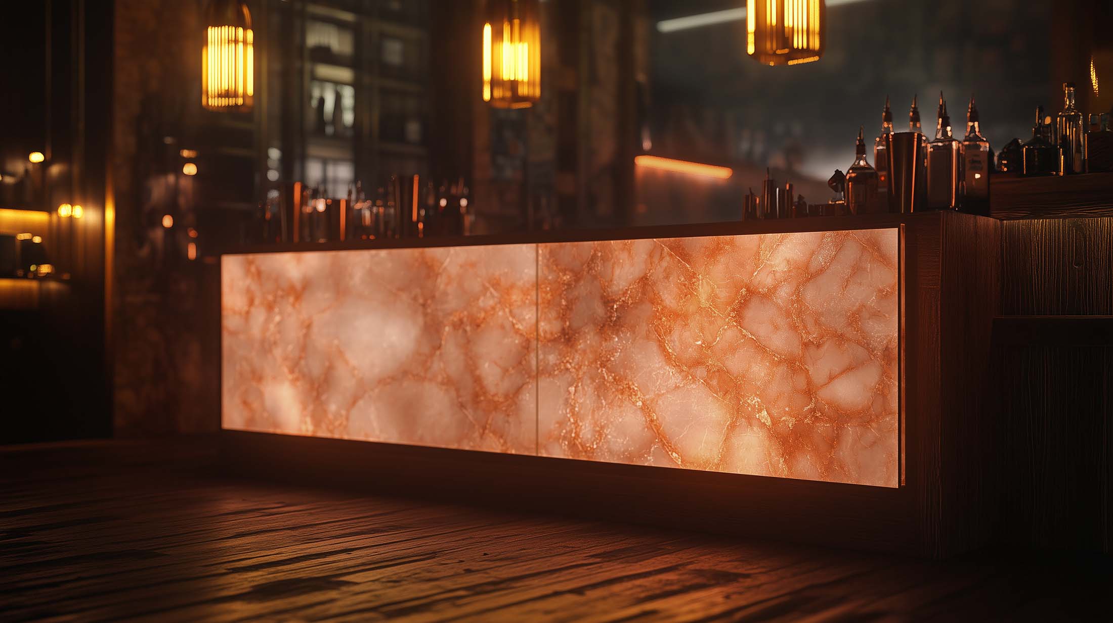 Casadenza - Natural Stone Veneers Lumina - Translucent Bar