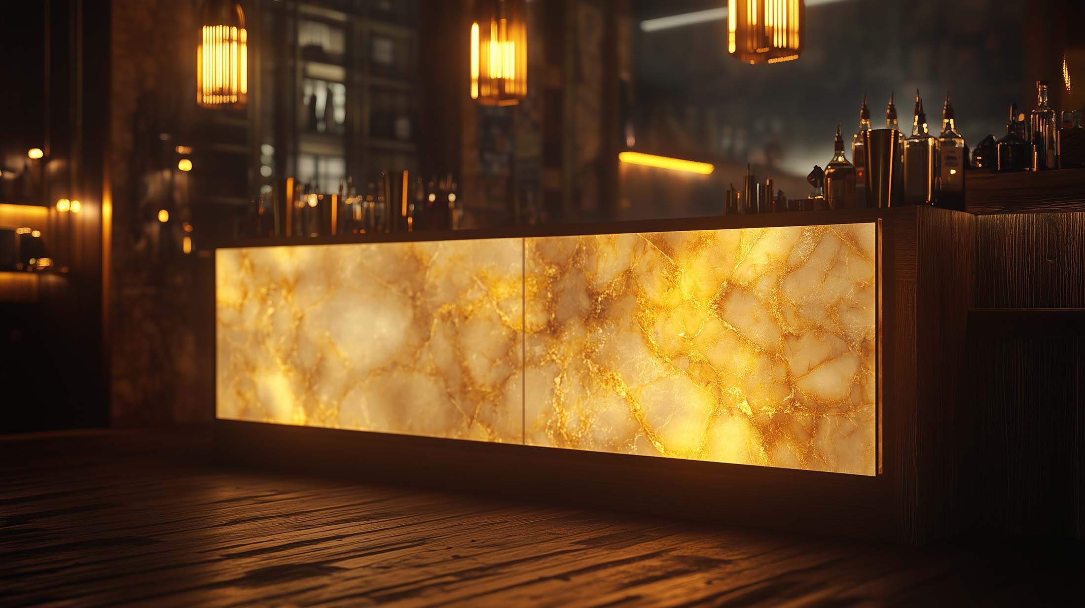 Casadenza - Natural Stone Veneers Lumina - Translucent Bar