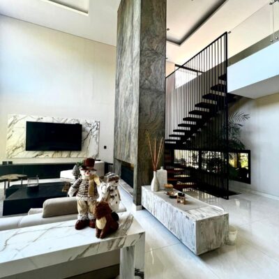 Casadenza Real Stone Veneer - Slate Fireplace